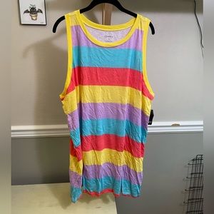 Torrid colorful striped tank
